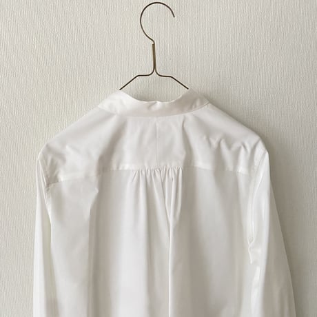atelier naruse FORMAL コットン丸襟シャツ