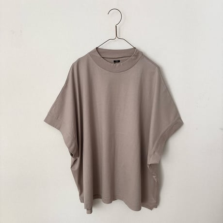 TISSU  クラッシック天竺 モックネックドルマンTシャツ