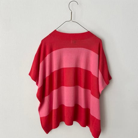 NATURAL LAUNDRY　ハイツイストボーダー ブロックプルオーバー