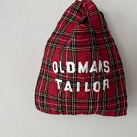 オールドマンズテーラーOMT PRINT LINEN MINI BAG・RED