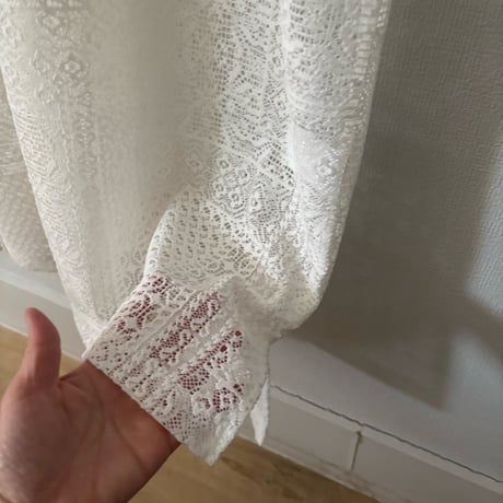 TISSU パッチワークレース スリットワンピース