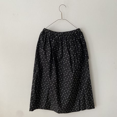 オールドマンズテーラーJACQUARD POLKA DOTS HANGING POCKET SKIRT