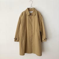 Hands of creation オーガニックコットン×RE 漁網ナイロンツイル撥水 ステンカラーコート