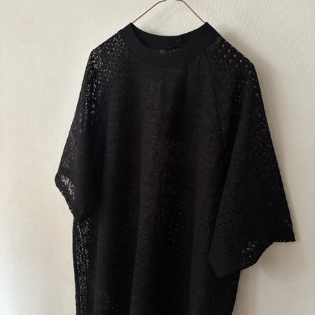 TISSU パッチワークレース スリットワンピース