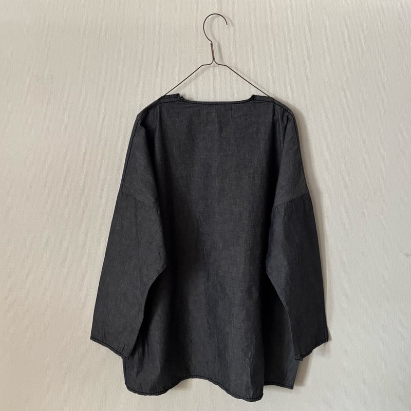 homspun ライトオンスシャンブレー プルオーバーブラウス