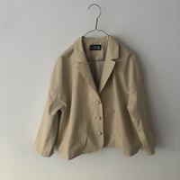 pot and tea  シルクネップテーラード ジャケット