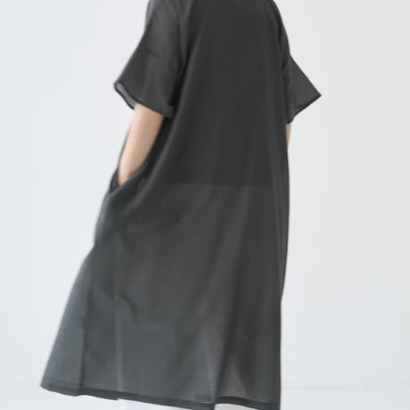 somewearclothing  Tワンピース 先染めボイルローン