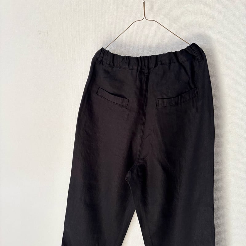 Hands of creation 40/- Twill Linen 起毛 ゆるオーバルパンツ