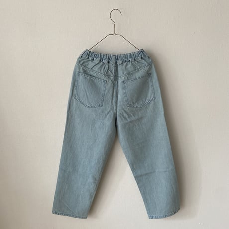 TISSU  サフィランリネンデニム ハイライズパンツ