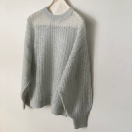 yuni wool Mohair Nylon loose プルオーバー