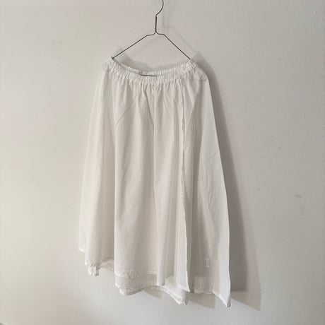 homspun  80/1 無地ラップフレアスカート
