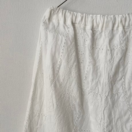 qiri  graw' embroidery gather pants