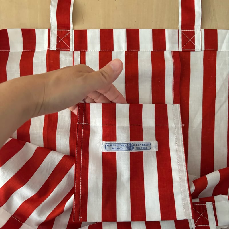 オールドマンズテーラー DECK CHAIR STRIPE TOTE BAG | itonow