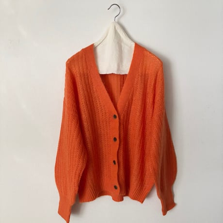 yuni wool Mohair Nylon カーディガン