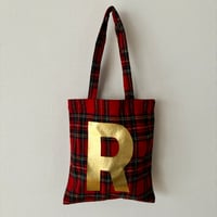 オールドマンズテーラー WOOL TARTAN  CHECK TOTE BAG・Royal Stewart