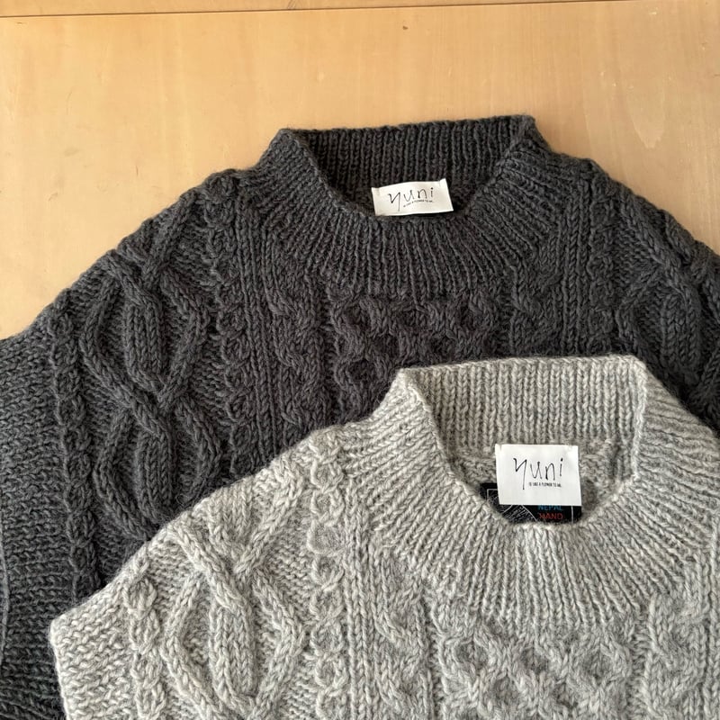 yuni ネパールハンドニット ケーブル編みベスト | itonowa Life ONLINE 