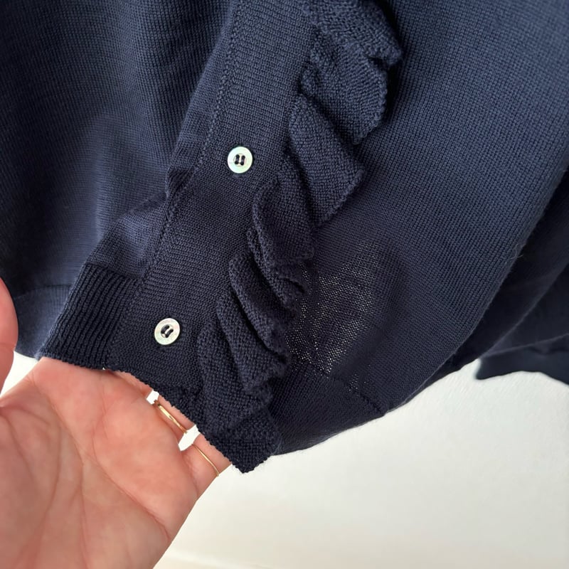 Hands of creation ウォッシャブルウール フロントフリル