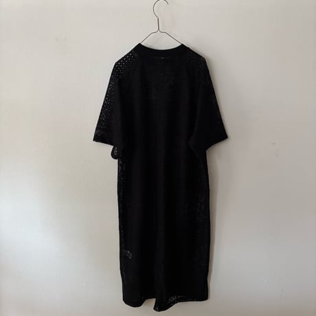 TISSU パッチワークレース スリットワンピース