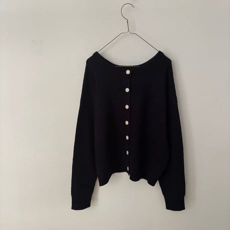 Hands of creation  LINEN WOOL 7G 2wayカーディガン