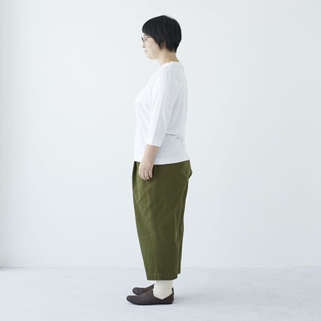 homspun 天竺Tシャツ 七分袖