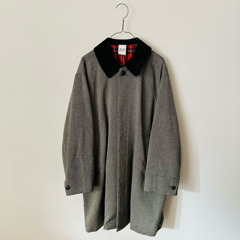 buoy buoy LIGHT TWEED ステンカラーコート | itonowa Life