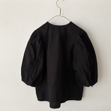 オールドマンズテーラー COTTON LINEN SILK WASHER BOLERO・Black