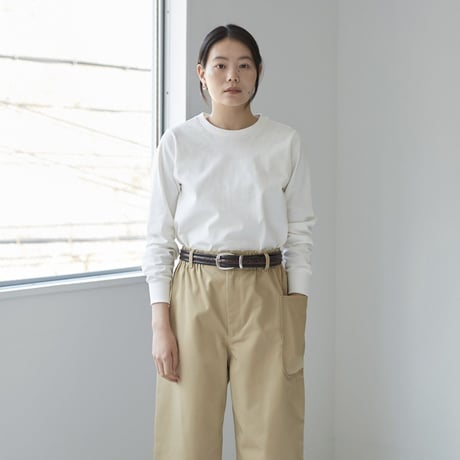 atelier naruse  バスクコットンカットソー　長袖