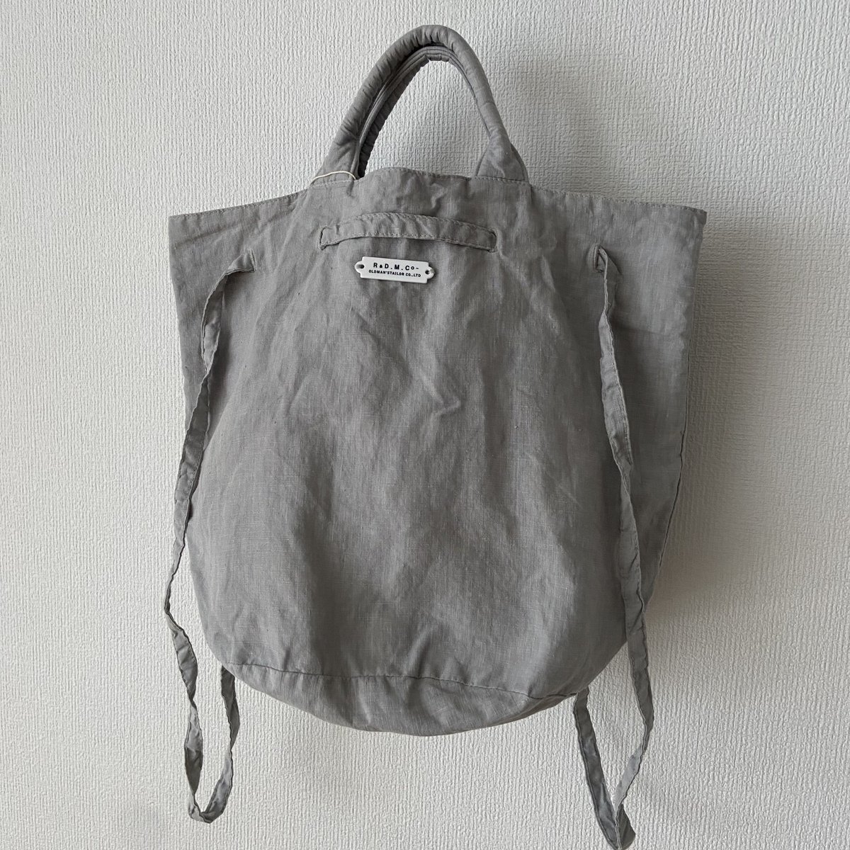 オールドマンズテーラー GARMENT DYE DRAWSTRING BAG | itonow