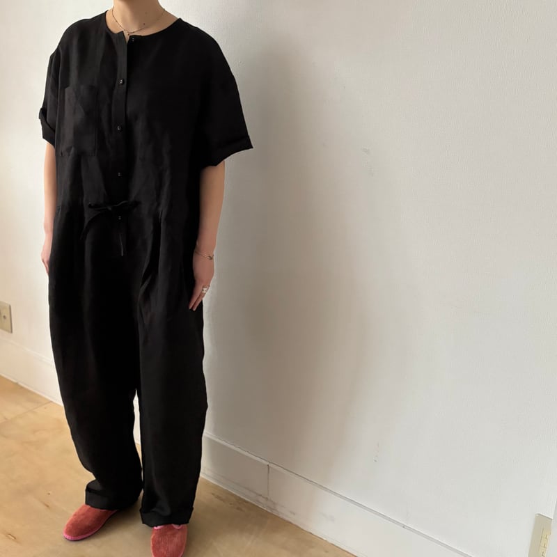fog linen work ×itonowa Life オールインワン・ブラック | ito fog linen work ×itonowa Life オールインワン・ブラック | ito
