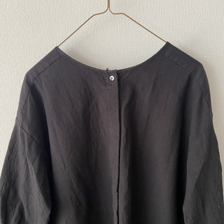 Hands of creation 太番手 Khadi cotton 2wayシンプルパフスリーブブラウス