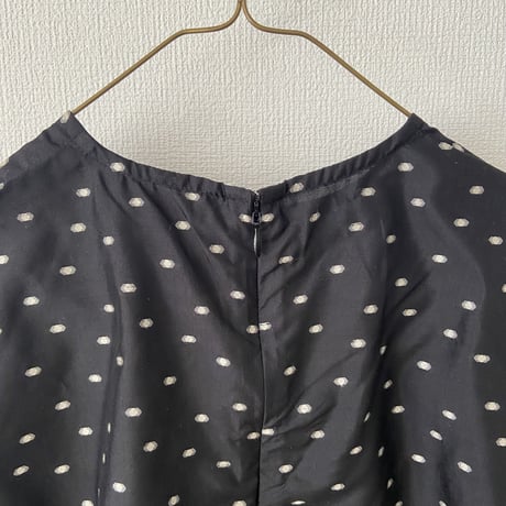 オールドマンズテーラー JACQUARD POLKA DOTS PULL OVER SHIRT