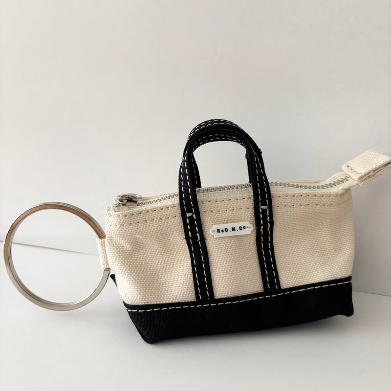 オールドマンズテーラー MINI MINI TOTE KEY RING・BLACK×DOGつ