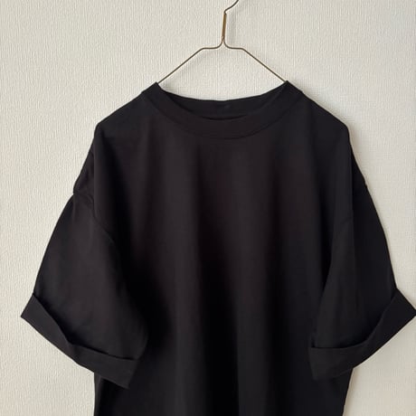OUVERT KANDOU天竺 ロールアップスリーブ プルオーバー