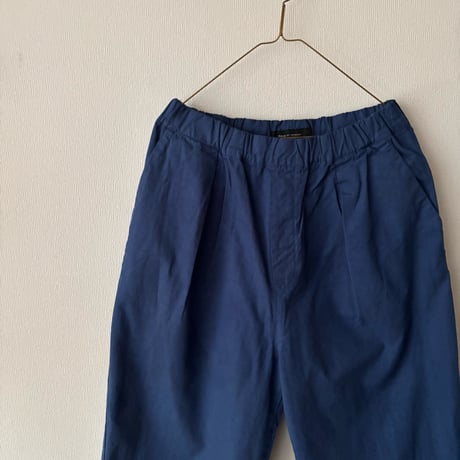 Hands of creation Organic Cotton 20/-Slub Serge イージーオーバルパンツ