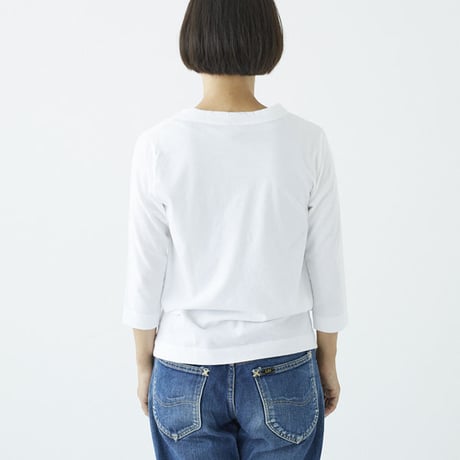 homspun 天竺Tシャツ 七分袖