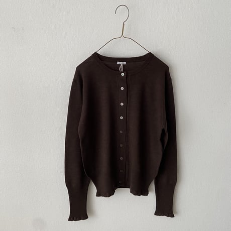 homspun 梳毛カーディガン