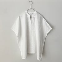 homspun コットンラミーマット BIGブラウス・ホワイト