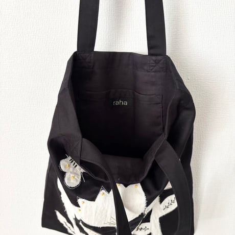 raha cotton twill flower bag