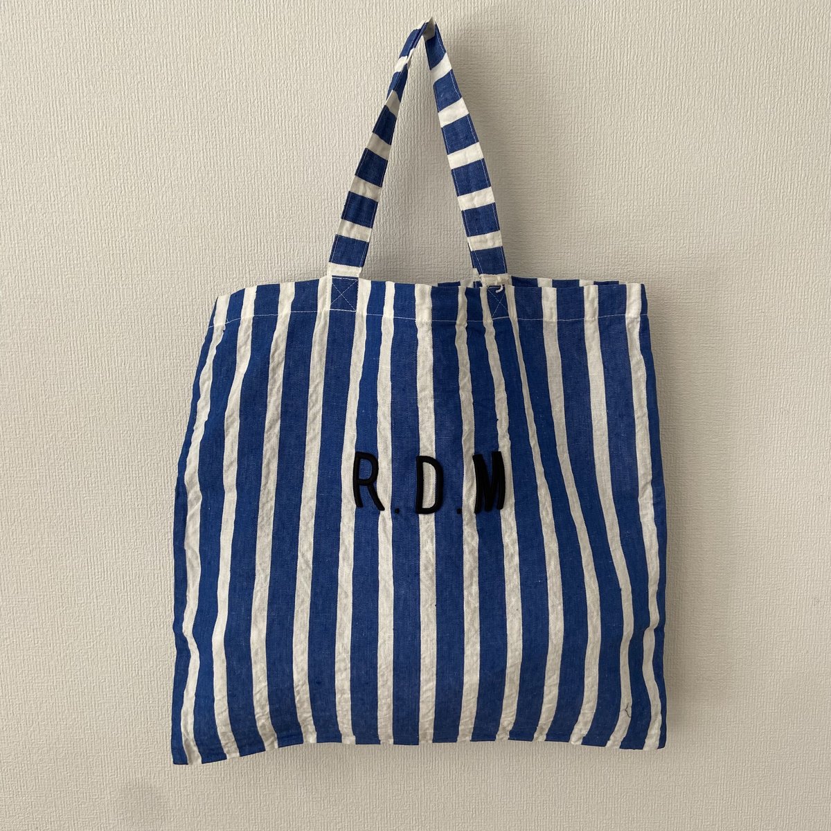 オールドマンズテーラー LETTERED BAG・Blue | itonowa Life ON オールドマンズテーラー LETTERED BAG・Blue | itonowa Life ON
