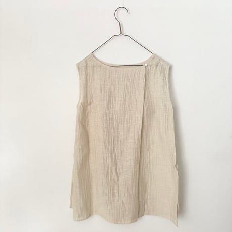 koton リサイクルコットンシルク スリットブラウス