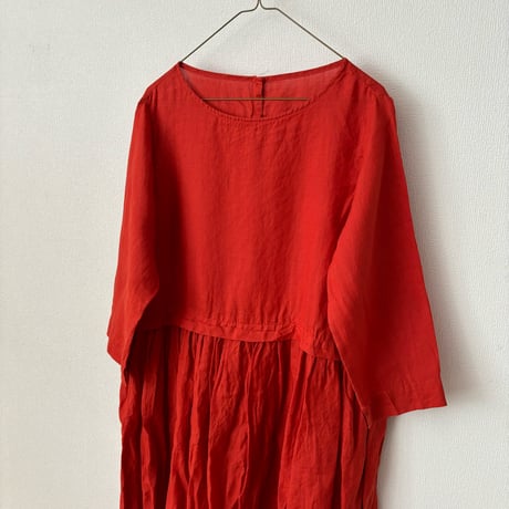 raha ramie製品染め gather one piece