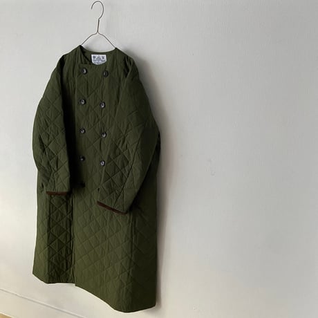 オールドマンズテーラー  QUILTING DOUBLE BUTTON  COAT ・Khaki Sサイズ