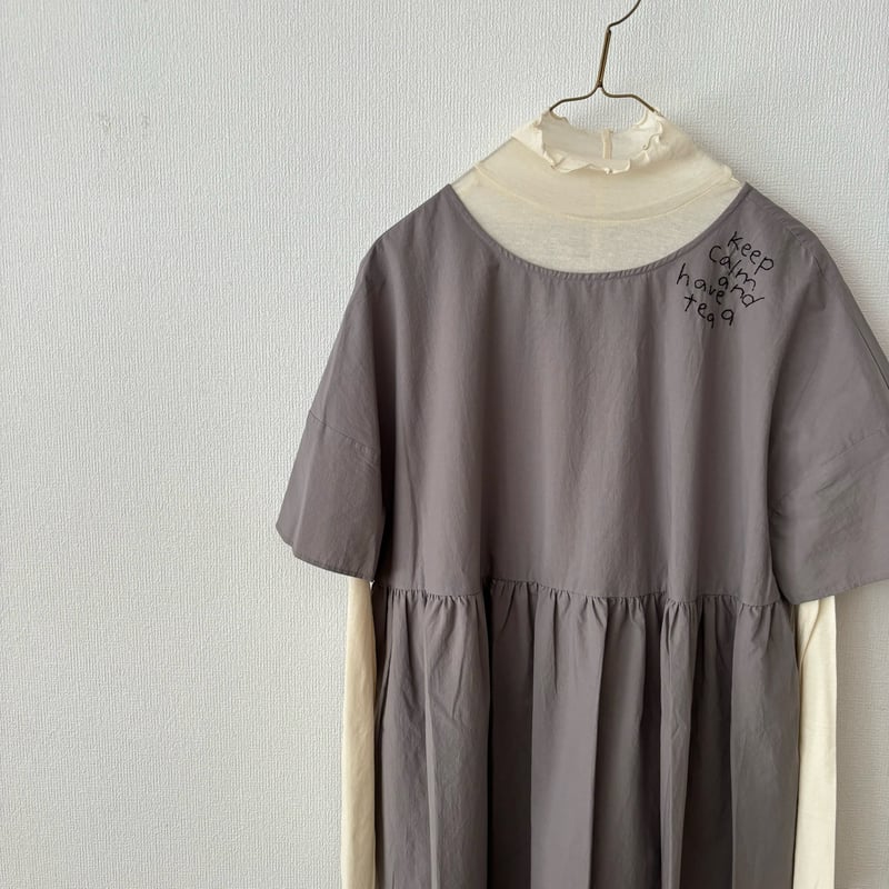 pot and tea 左胸刺繍ワンピース | itonowa Life ONLINE STORE
