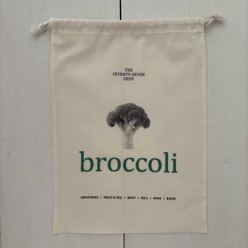 ブロッコリー 77NEEDLE WORKS DRAWSTRING BAG・BROCCOLI | itonow