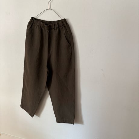 Hands of creation  fanage Linen イージーテーパードパンツ