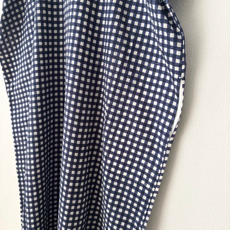 somewearclothing  2wayワンピース　ネイビーギンガム