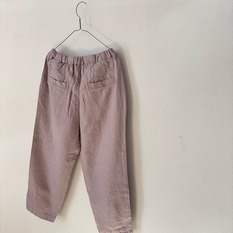 Hands of creation 40/- Twill Linen 起毛 ゆるオーバルパンツ