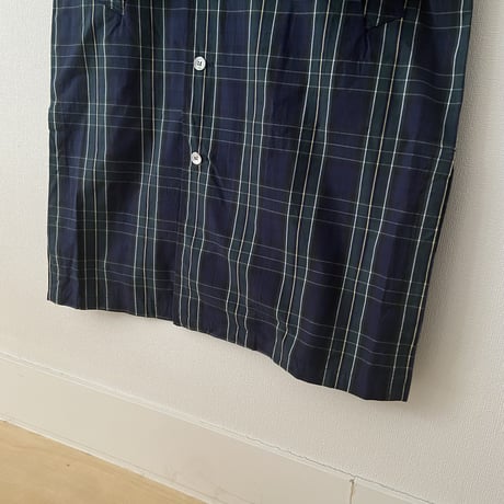 TISSU HIGH DENSITY EFFORTLESS TRENCH  ・ブラックウォッチ