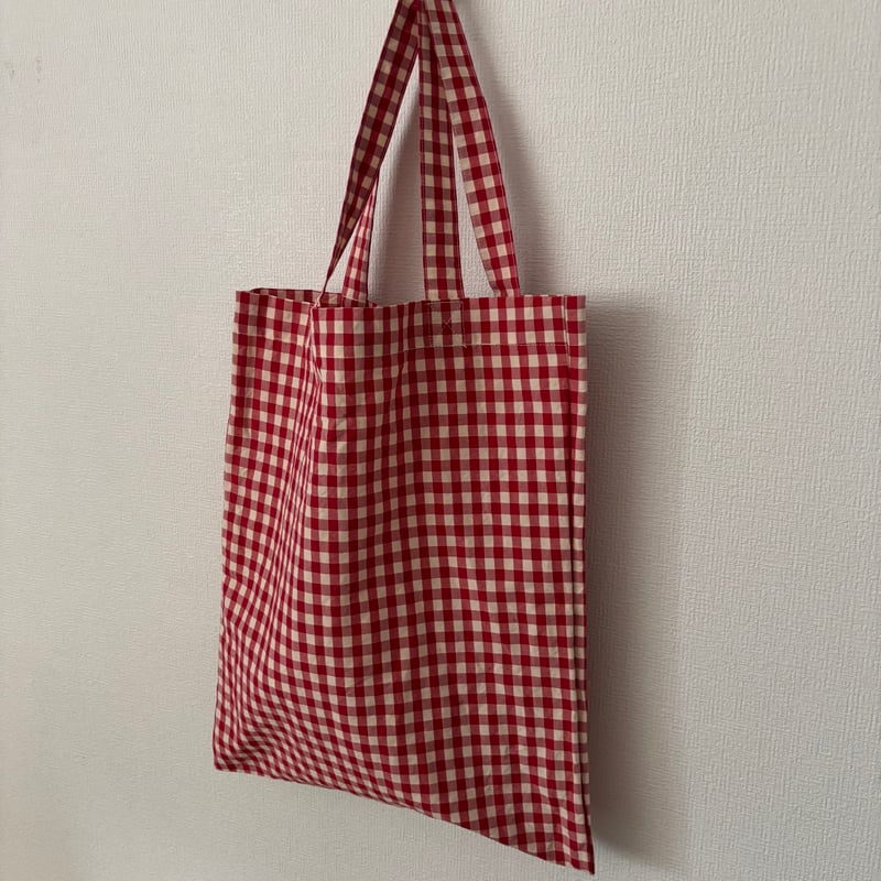 オールドマンテーラー　トートバッグ　赤チェック オールドマンズテーラー GINGHAM CHECKI TOTE BAG・Red | itono