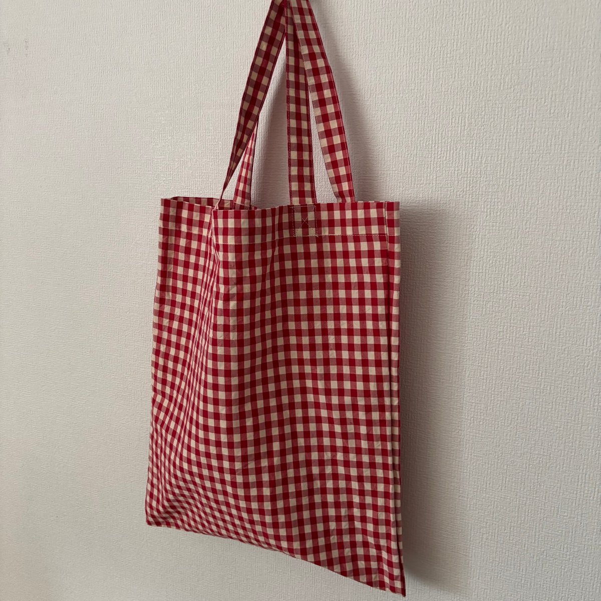 オールドマンズテーラー GINGHAM CHECKI TOTE BAG・Red | itono